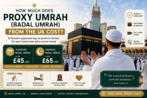 How Much Does It Cost to Do Proxy Umrah from UK?