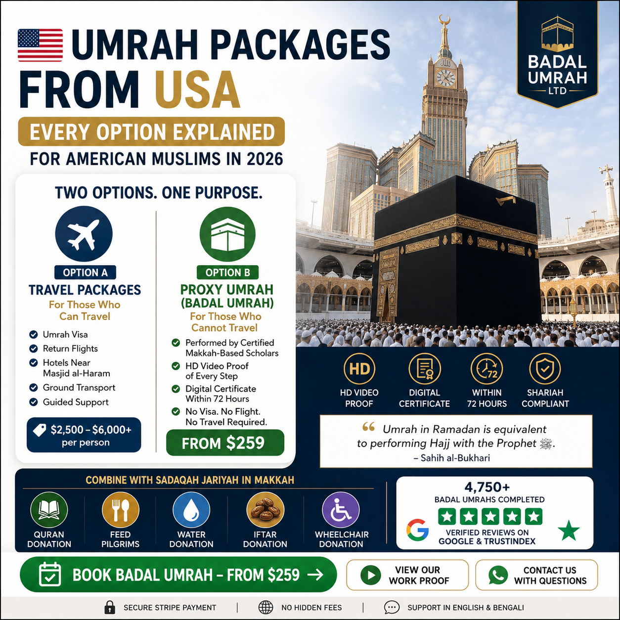 umrah packages from USA