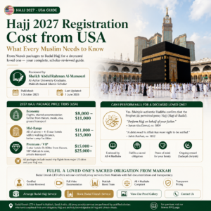 hajj 2027 registration cost from USA