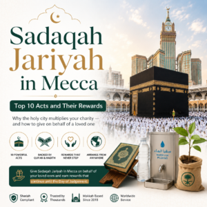 Sadaqah Jariyah in Mecca: top 10 acts and their rewards